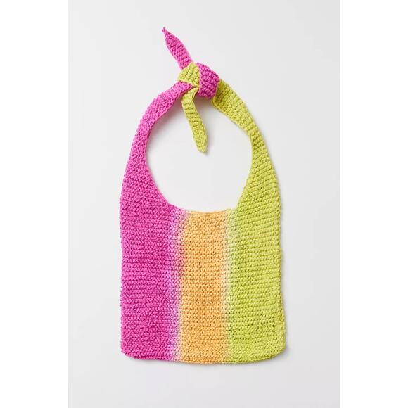 Urban Outfitters Monaco Tie-dye Raffia Hobo Bag - Picture 2 of 3